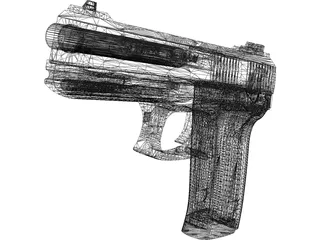 Hekler Koch Mk 23 SOCOM 3D Model preview