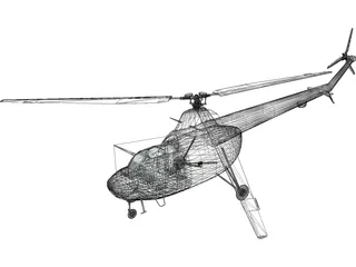 Mil Mi-1 3D Model preview