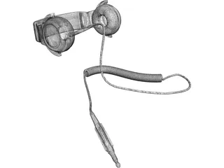 Headphones 3D Model preview