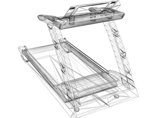 Treadmill 3D Model preview
