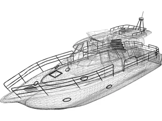 Sailboat 3D Model preview