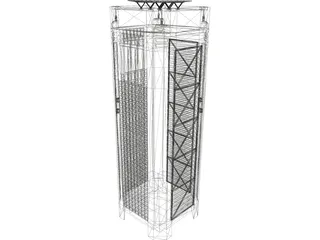 Skyscraper 3D Model preview