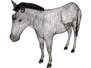 Zebra 3D Model preview
