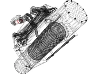 Winch 3D Model preview