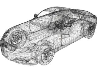 Lexus SC430 3D Model preview
