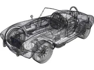 Shelby Cobra 3D Model preview