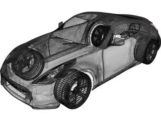 Nissan 370Z 3D Model preview