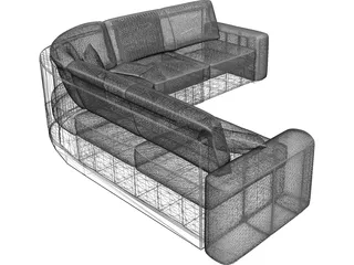 Sofa Indigoran Iden 3D Model preview