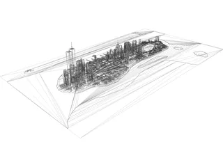 New York City 3D Model preview