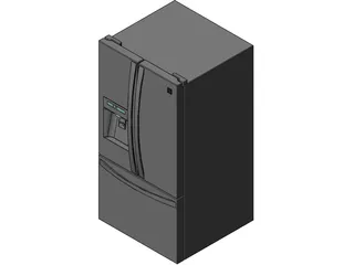 Kenmore ELITE 33 Fridge 3D Model preview