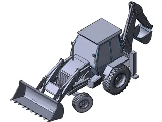 JCB 3DX 3D Model preview