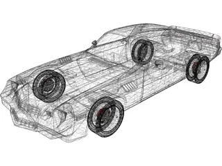 Chevrolet Camaro Z28 (1979) 3D Model preview