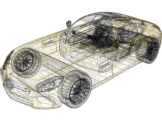 Mercedes-Benz AMG GT (2016) 3D Model preview