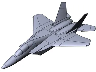 F-15 3D Model preview