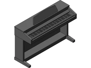 Kawai CA-5 Rosewood Digital Piano 3D Model preview