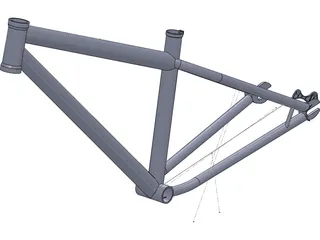 Specialized P2 Frame 3D Model preview