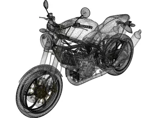 Cagiva Raptor 1000 3D Model preview