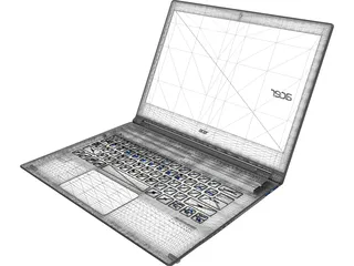 Acer Aspire S7 Notebook 3D Model preview