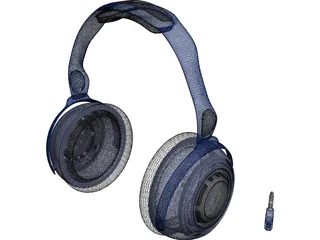 Headphones 3D Model preview