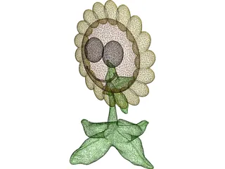Sunflower 3D Model preview