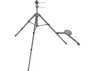 Camera Tripod 3D Model preview