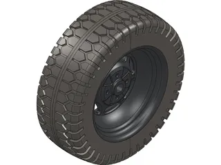 Wheel 3D Model preview