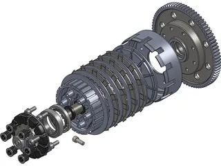 Clutch 3D Model preview