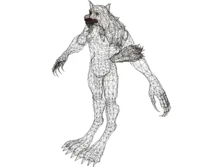 Werewolf 3D Model preview