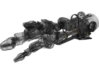 Robot Hand 3D Model preview