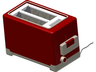 Toaster 3D Model preview