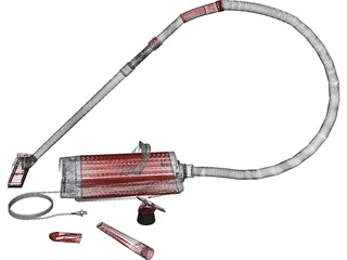 Electrolux Vacuum Cleaner 3D Model preview