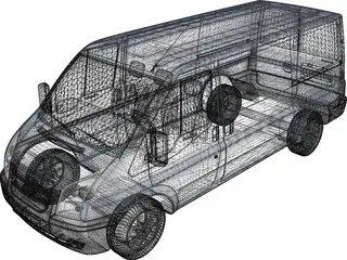 Ford Transit T350 (2010) 3D Model preview