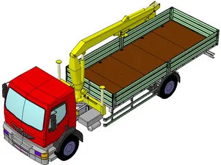 Renault Midlum 3D Model preview
