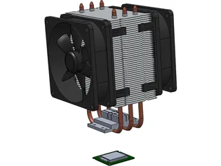 Cooler Master TX3 3D Model preview