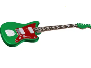 Fender Jazzmaster 3D Model preview