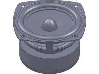 Tang Band W3-593S Speaker 3D Model preview