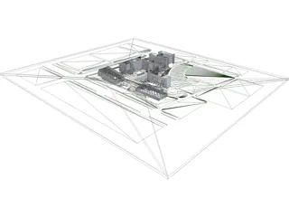 City Community Center 3D Model preview