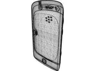 BlackBerry Curve 9380 3D Model preview