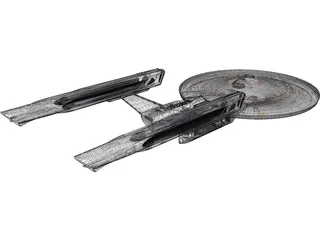 USS Phobos 3D Model preview