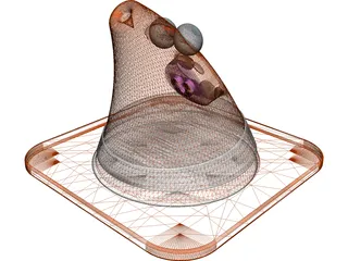 Angry Cone 3D Model preview