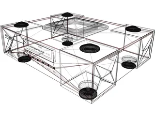 Audio CD Player 3D Model preview