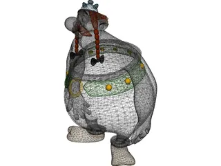 Obelix 3D Model preview