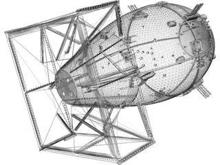 Atom Bomb 3D Model preview