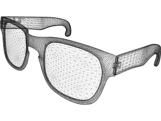 Rayban Sunglasses 3D Model preview