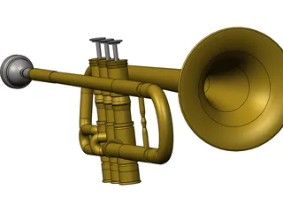 Trumpet 3D Model preview