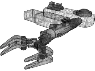Robot Arm 3D Model preview