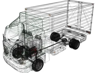 Mitsubishi Fuso 3D Model preview