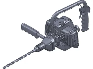 Hand Drill 3D Model preview