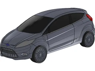 Ford Fiesta 3D Model preview