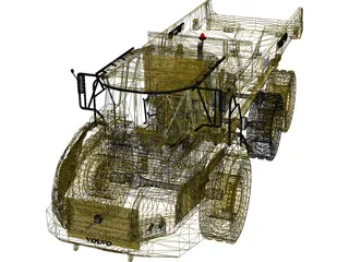 Volvo A25E 3D Model preview